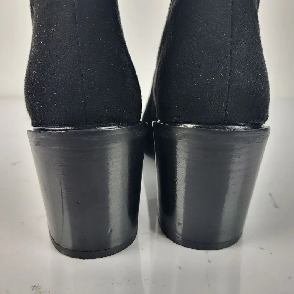 Seychelles Women’s Paradise City Leather Over the Knee Boots Black Size 8